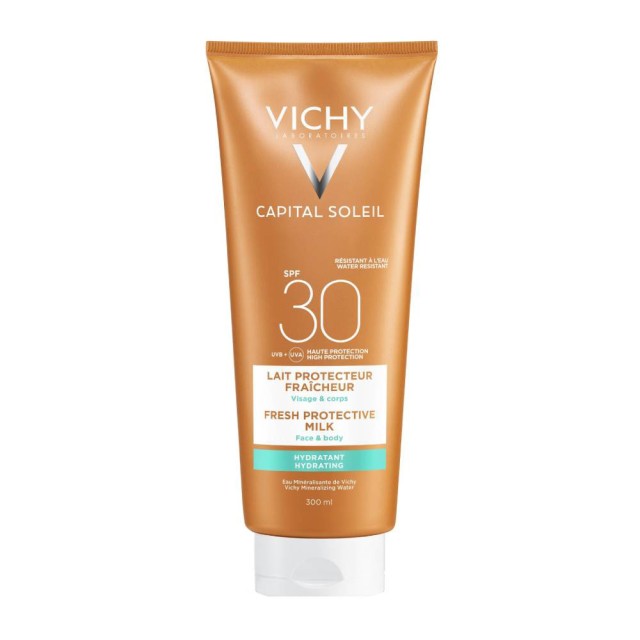 Vichy Capital Fresh Protective Milk SPF30 300ml (Αντηλιακό Γαλάκτωμα Προσώπου - Σώματος)