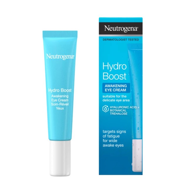 Neutrogena Hydro Boost Awakening Eye Cream 15ml (Ανάλαφρη Kρέμα Mατιών Εντατικής Ενυδάτωσης)