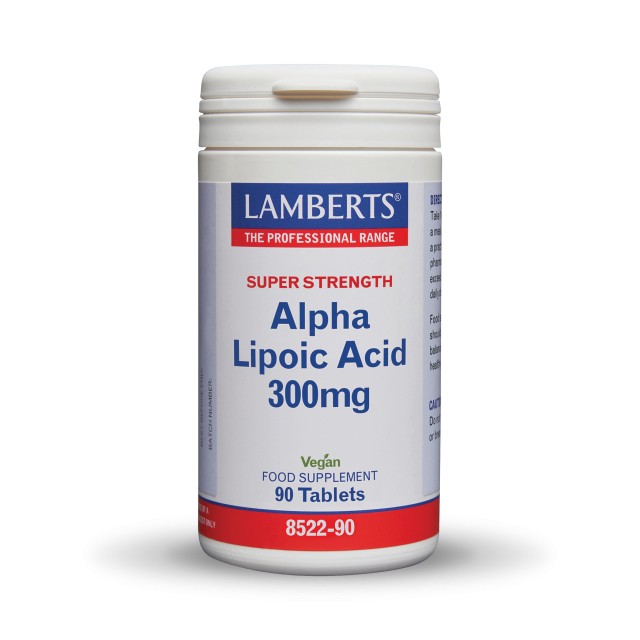 Lamberts Alpha Lipoic Acid 300mg 90tabs (Α-λιποϊκό οξύ Υψηλής Ισχύος)