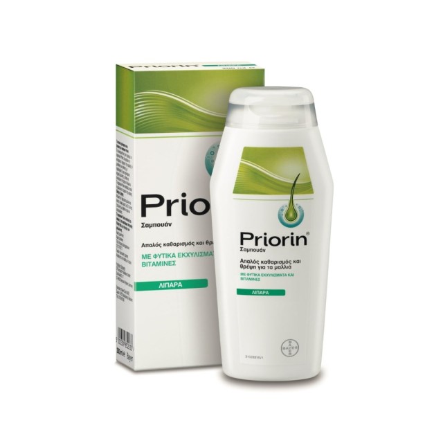 Priorin Shampoo Oily Hair 200ml (Σαμπουάν Κατά της Τριχόπτωσης για Λιπαρά Μαλλιά)