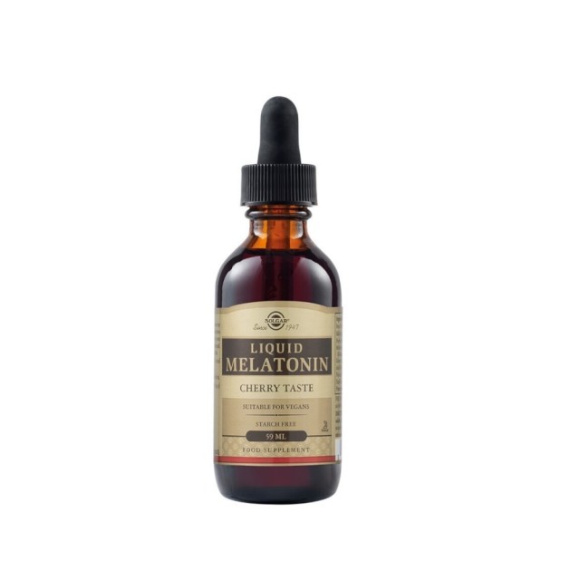 Solgar Melatonin 1,6mg Liquid 59,1ml (Συμπλήρωμα Διατροφής με Μελατονίνη για την Αντιμετώπιση της Αϋπνίας)