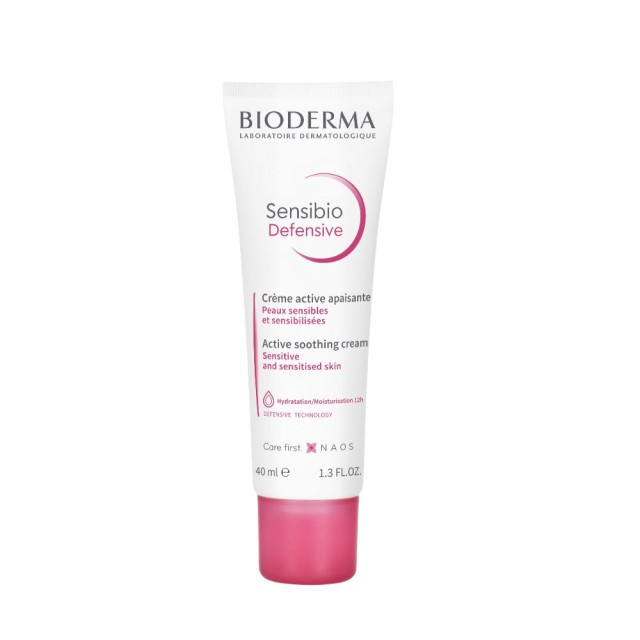 Bioderma Sensibio Defensive Cream 40ml (Καταπραϋντική Κρέμα Προσώπου για Ευαίσθητη & Ευαισθητοποιημέ