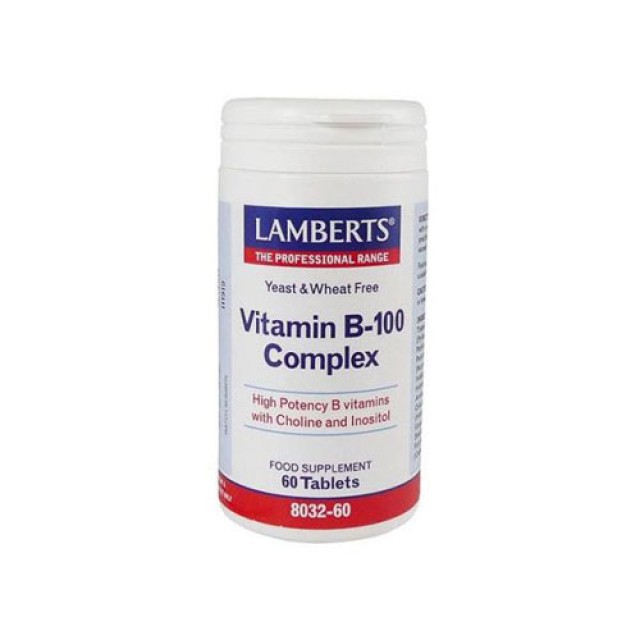 Lamberts Vitamin B 100 Complex 60tab (Βιταμίνη B) 