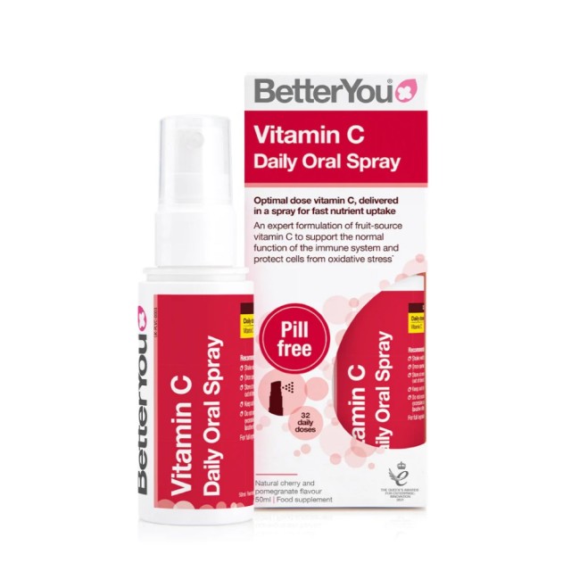 Better You Vitamin C Daily Oral Spray 50ml (Στοματικό Σπρέι Βιταμίνης C) 