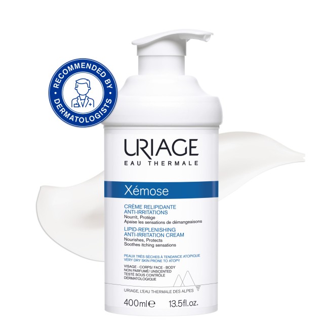 Uriage Xemose Creme Relipidante 400ml (Μαλακτικό Γαλάκτωμα για πολύ Ξηρό Δέρμα Με Τάση Ατοπίας)