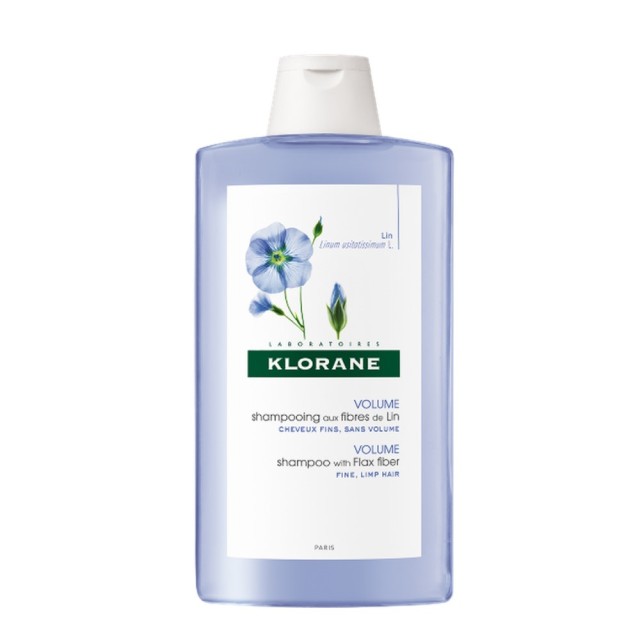 Klorane Linum Shampoo 400ml (Σαμπουάν με Ίνες Λιναριού για Λεπτά Μαλλιά Χωρίς Όγκο)