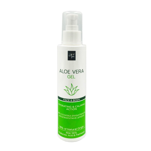 Ag Pharm Aloe Vera Gel 150ml (Τζελ Εντατικής Ενυδάτωσης Προσώπου & Σώματος με Φυσική Αλόη)