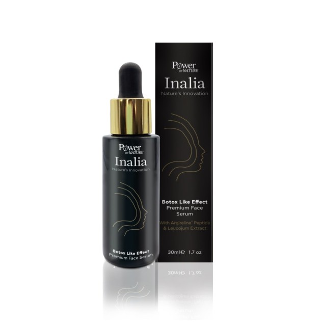 Power Health Inalia Botox Like Effect Premium Face Serum 30ml (Αντιρυτιδικός Ορός Προσώπου για Αίσθηση Botox)