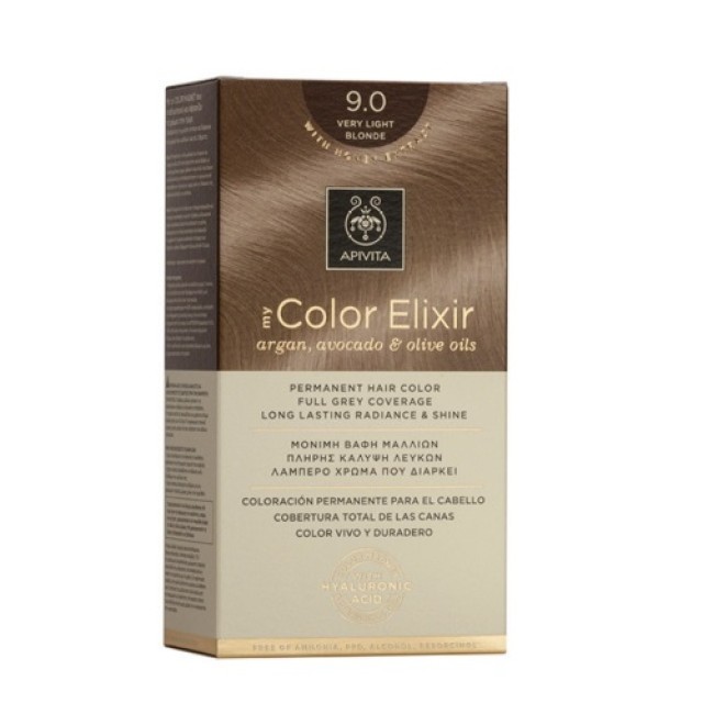 Apivita My Color Elixir N 9.0 (Βαφή Μαλλιών - Ξανθό Πολύ Ανοιχτό Χρώμα)