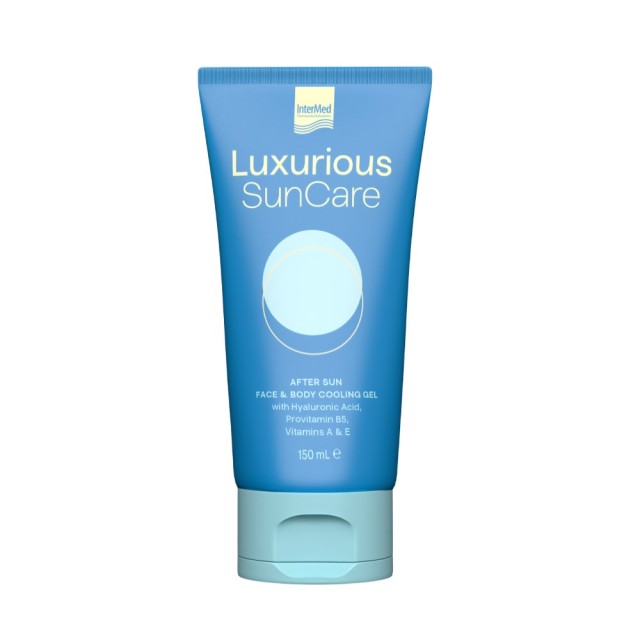 Intermed Luxurious Sun Care After Sun Cooling Gel Face & Body 150ml (Καταπραϋντικό & Ενυδατικό Τζελ 