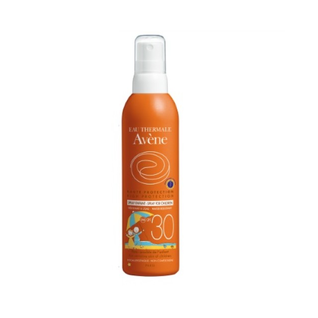 Avene Sun Care Spray for Children SPF30 200ml (Παιδικό Αντηλιακό Γαλάκτωμα Σπρέι για Πρόσωπο και Σώμα) 