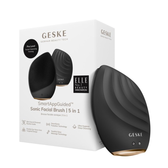 Geske Sonic Facial Brush 5in1 Gray (Βούρτσα Καθαρισμού Προσώπου)