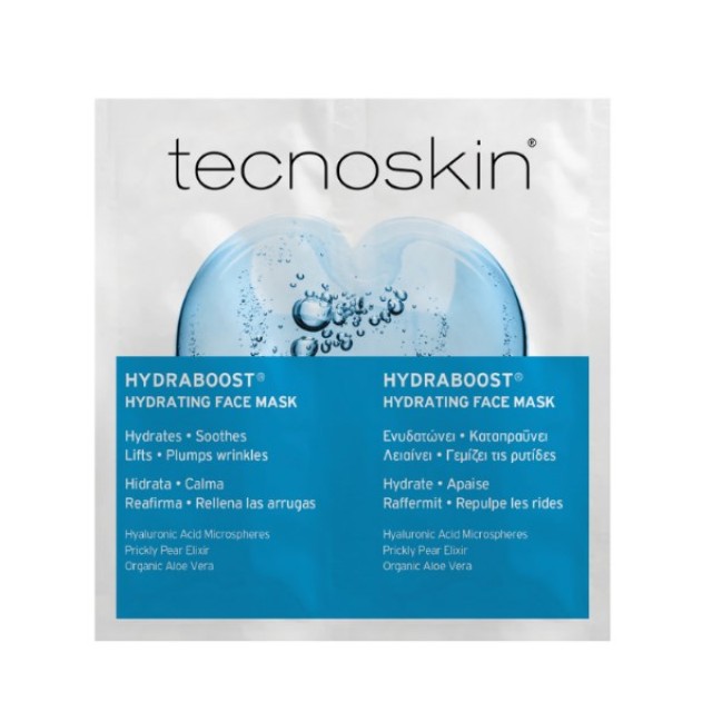 Tecnoskin Hydraboost Hydrating Face Mask 2x6ml (Μάσκα Προσώπου για Ενυδάτωση & Λείανση Ρυτίδων)