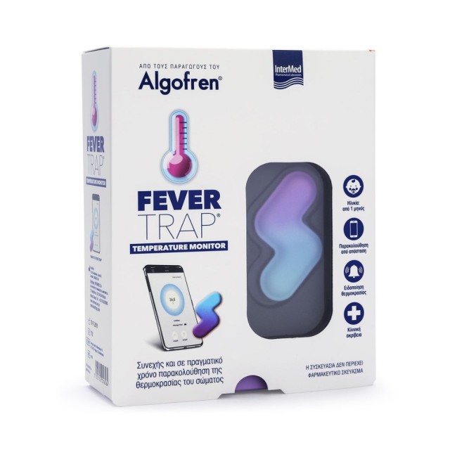 Intermed Algofren Fever Trap Temparature Monitor (Θερμόμετρο Νέας Γενιάς για Συνεχή & Ακριβή Μέτρηση)