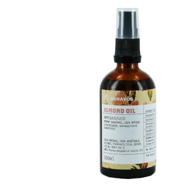 Kanavos Almond Oil 100ml (Αμυγδαλέλαιο) 