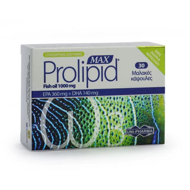 Prolipid Prolipid Max 1000mg 30softcaps | familypharmacy.gr