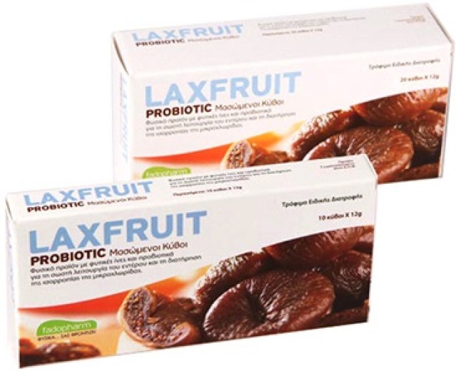 Laxfruit Probiotic Μασώμενοι Κύβοι 10τεμάχια x 12gr (Προβιοτικά - Δυσκοιλιότητα)