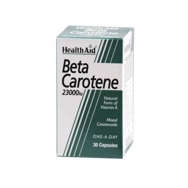 Health Aid Beta Carotene 15mg 30cap (Δόντια - Οστά - Μαλλιά - Δέρμα - Όραση)