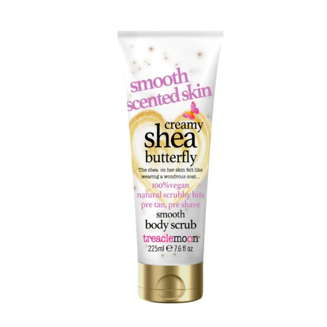 Treaclemoon Creamy Shea Butterfly Body Scrub 225ml (Απολεπιστικό Σώματος με Άρωμα Βούτυρο Καριτέ)