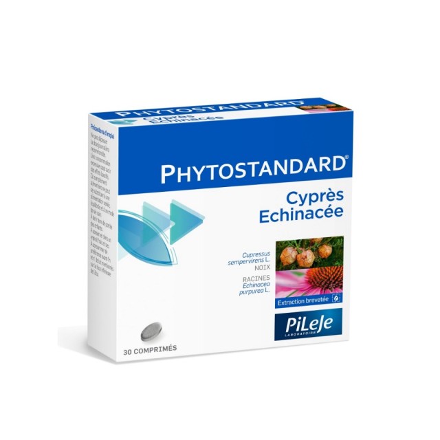 Pileje Phytostandard Cypres Echinacee 30tabs (Συμπλήρωμα Διατροφής για Αντιιϊκή Δράση & Ανοσοδιέγερση)
