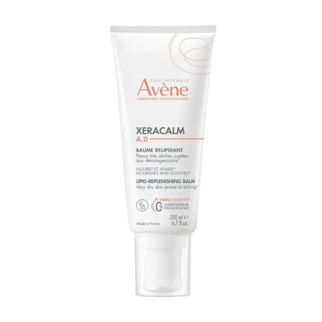 Avene Xeracalm Lipid Replenishing Balm 200ml (Βάλσαμο για Αναπλήρωση των Λιπιδίων για Ξηρό Δέρμα με Τάση για Ατοπικό Έκζεμα)