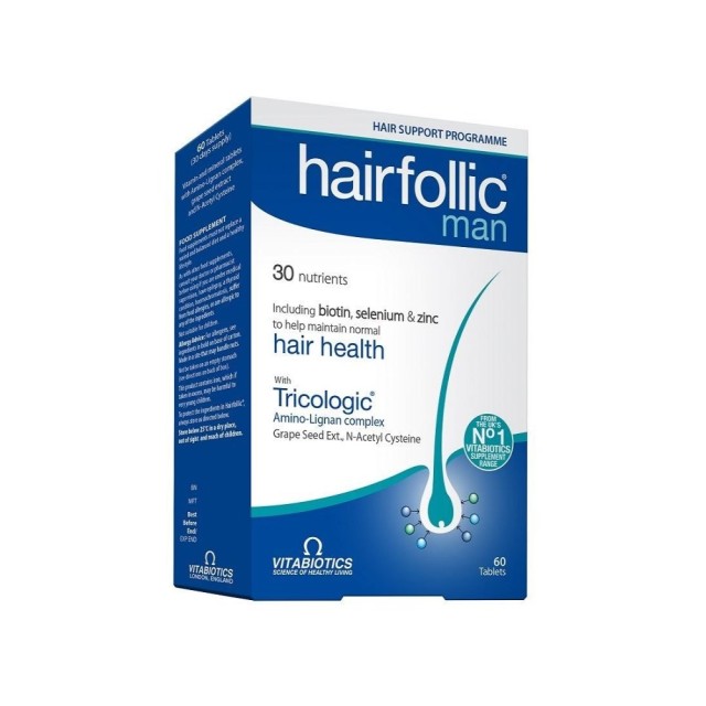 Vitabiotics Hairfollic Man 60caps