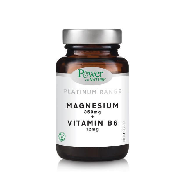 Power Health Platinum Magnesium 350mg & Vitamin B6 12mg 30caps (Συμπλήρωμα Διατροφής με Μαγνήσιο & B