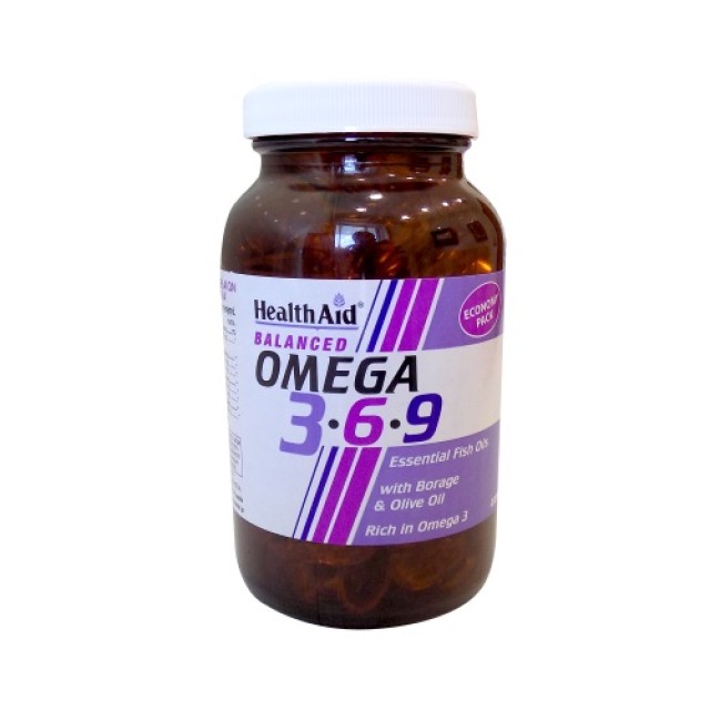 Health Aid Omega 3-6-9 90caps (Λιπαρά Οξέα - Καρδιά - Κυκλοφορικό)
