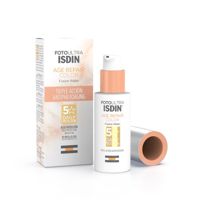 Isdin Foto Ultra Age Repair SPF50 Fusion Water Color 50ml (Αντιηλιακή Αντιγηραντική Κρέμα Προσώπου μ