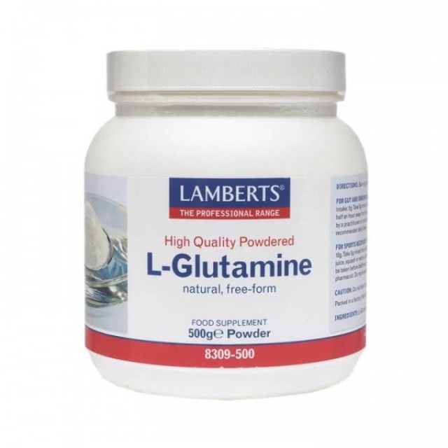 Lamberts L Glutamine Powder 500gr (Γλουταμίνη)