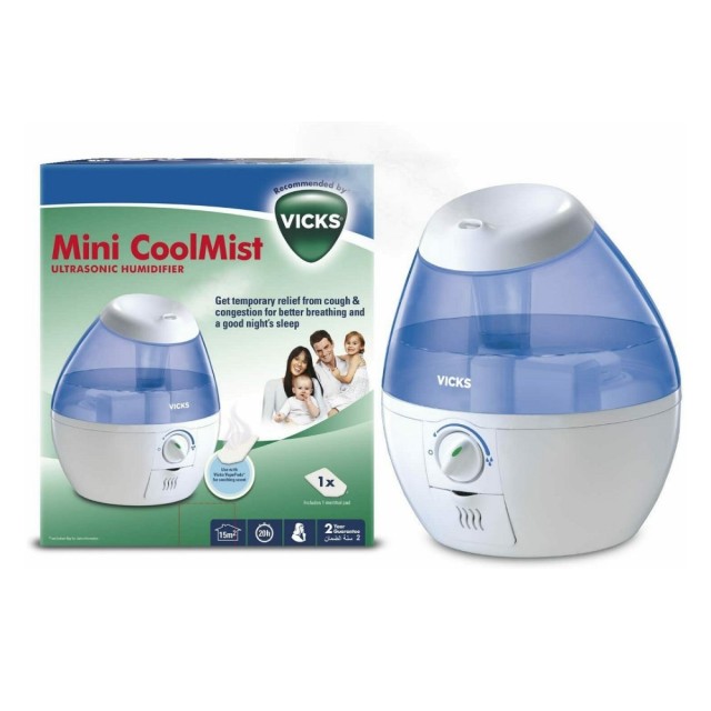 Vicks Humidifier VUL520E4 1,8lt (Υγραντήρας Υπερήχων Χωρητικότητας Δοχείου 1,8lt)