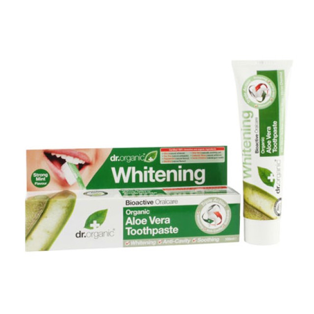 Dr.Organic Aloe Vera Toothpaste Whitening 100ml