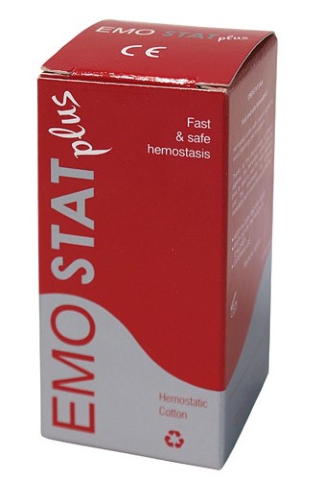 Emostat Plus (Αιμοστατικό Βαμβάκι) 