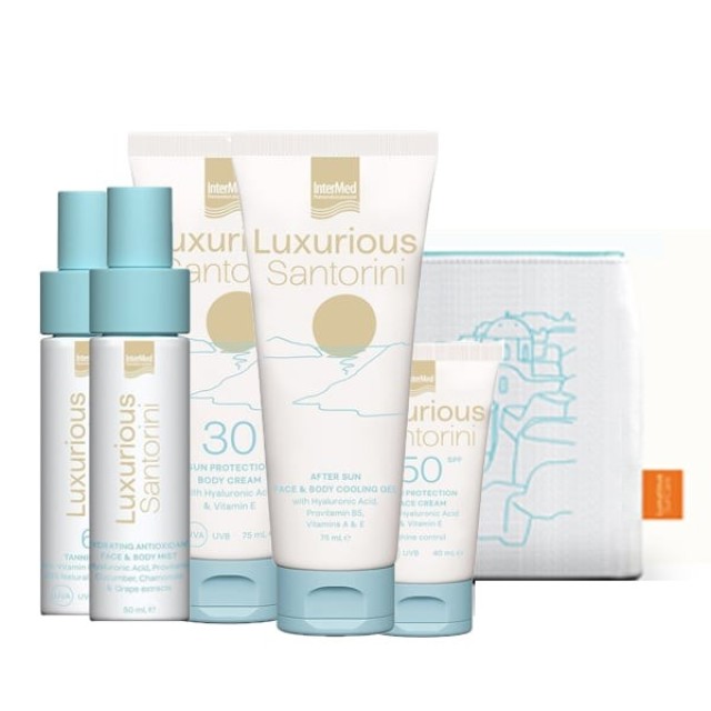 Intermed Luxurious Sun Care Santorini Travel Kit (ΣΕΤ για Ολοκληρωμένη Αντηλιακή Προστασία)