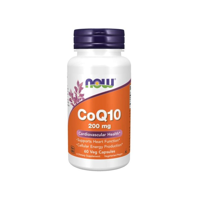 Now Foods CoQ10 200mg 60vcaps (Συνένζυμο Q10)