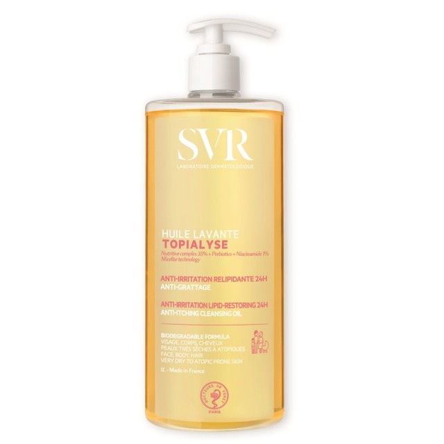 SVR Topialyse Huile Lavante 1lt (Έλαιο Καθαρισμού Προσώπου & Σώματος για Ξηρό & Ευαίσθητο Δέρμα)