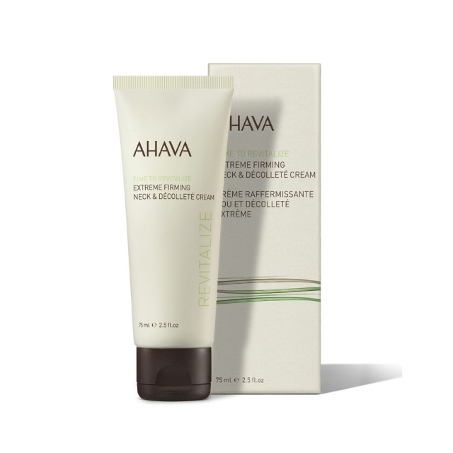 Ahava Time To Revitalize Extreme Firming Neck & Décolleté Cream 75ml (Αντιρυτιδική Κρέμα Λαιμού & Ντεκολτέ)