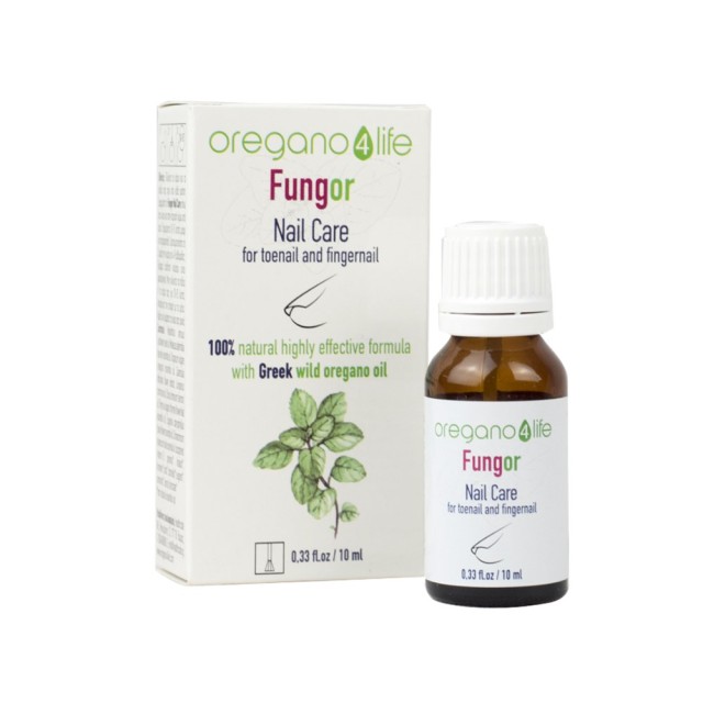 Oregano 4 Life Fungor Nail Care 10ml (Διάλυμα Τοπικής Εφαρμογής για τη Φροντίδα & την Υγιεινή των Νυχιών)
