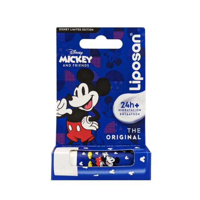 Liposan The Original Caring Lip Balm Disney Mickey 4,8gr (Ενυδατικό Balm Χειλιών)