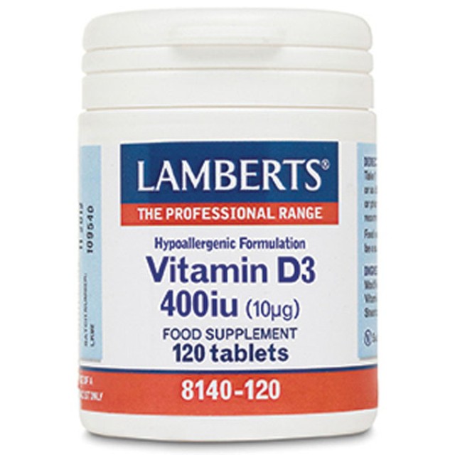 Lamberts Vitamin D 400iu 120tab