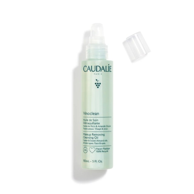Caudalie Vinoclean Makeup Removing Cleansing Oil 150ml (Λάδι Ντεμακιγιάζ & Καθαρισμού Προσώπου & Ματιών)