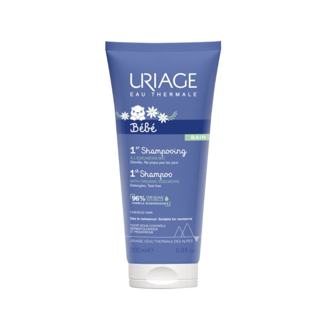 Uriage Bebe 1st Shampoo 200ml (Βρεφικό Σαμπουάν Χωρίς Σαπούνι)