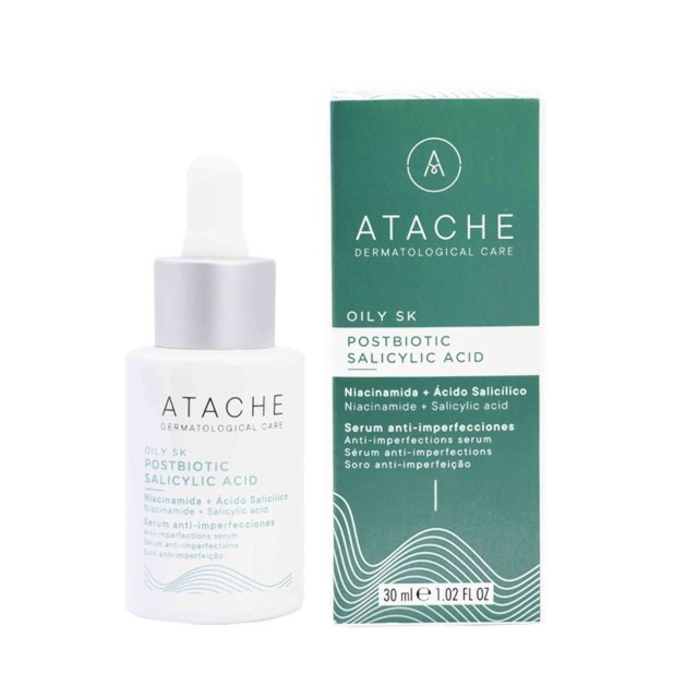 Atache Postbiotic Salicylic Acid Serum 30ml (Ορός για Λιπαρή/Ακνεϊκή Επιδερμίδα)