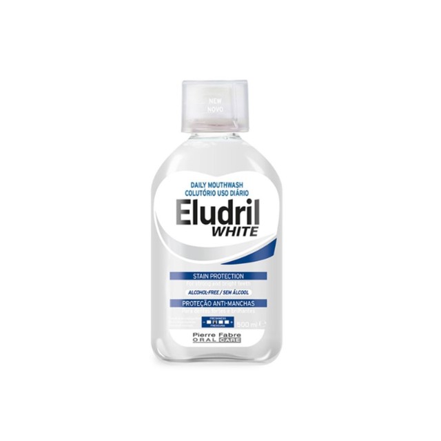 Elgydium Eludril White Mouthwash 500ml (Στοματικό Διάλυμα Λεύκανσης Δοντιών)