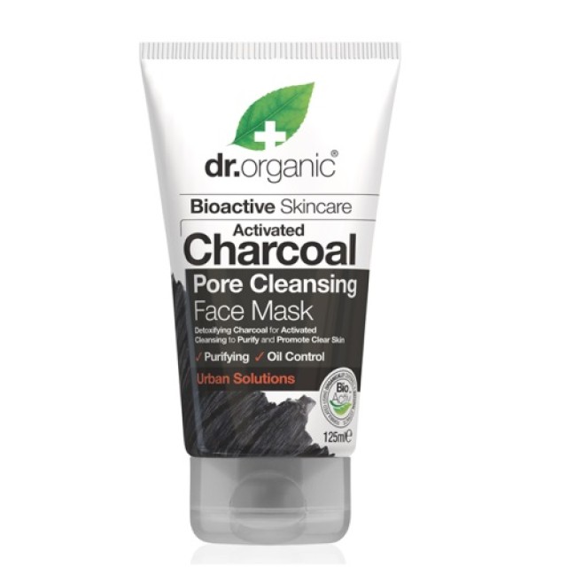 Dr Organic Charcoal Face Mask 125ml (Μάσκα Προσώπου με Ενεργό Άνθρακα)