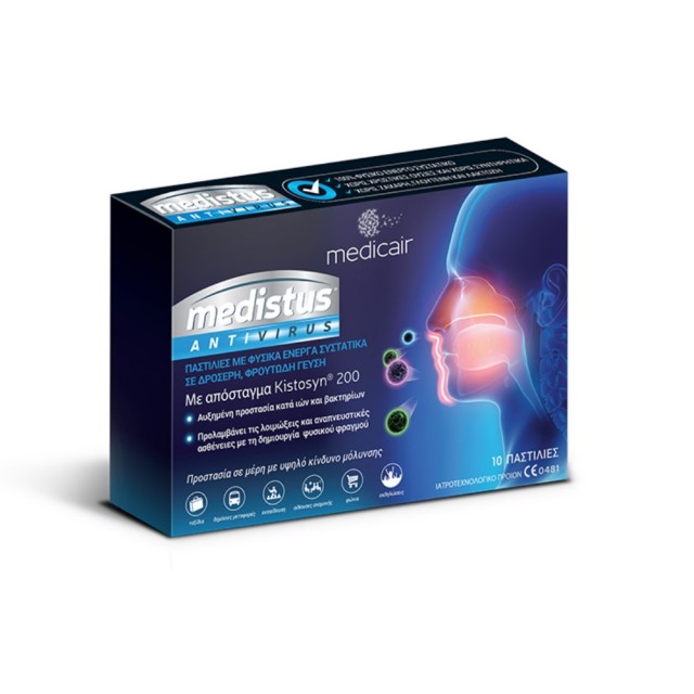 Medicair Medistus Antivirus 10 Pastilles