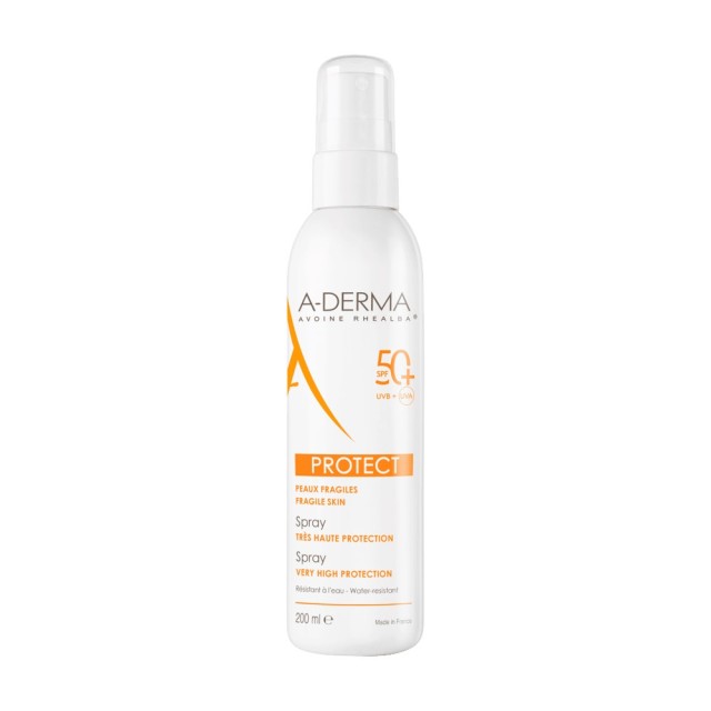 A Derma Protect Spray SPF50+ 200ml (Αντηλιακό Σπρέι Σώματος)