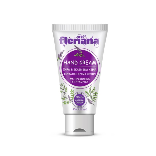 Fleriana Hand Cream 50ml (Ενυδατική Κρέμα Χεριών για Ξηρά & Σκασμένα Χέρια)