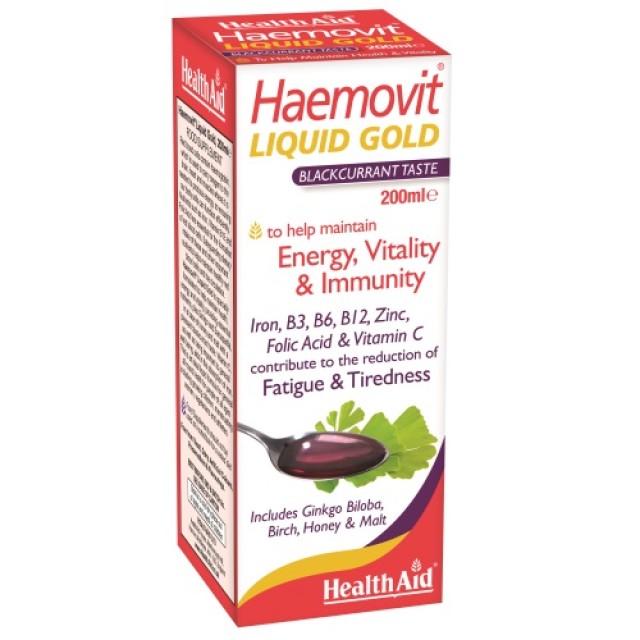 Health Aid Haemovit Liquid Gold 200ml