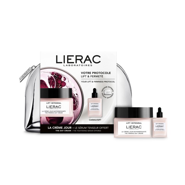 Lierac Lift Integral SET The Firming Day Cream 50ml & ΔΩΡΟ The Tightening Serum 15ml (ΣΕΤ με (Συσφιγκτική Κρέμα Ημέρας & ΔΩΡΟ Συσφιγκτικός Ορός Προσώπου